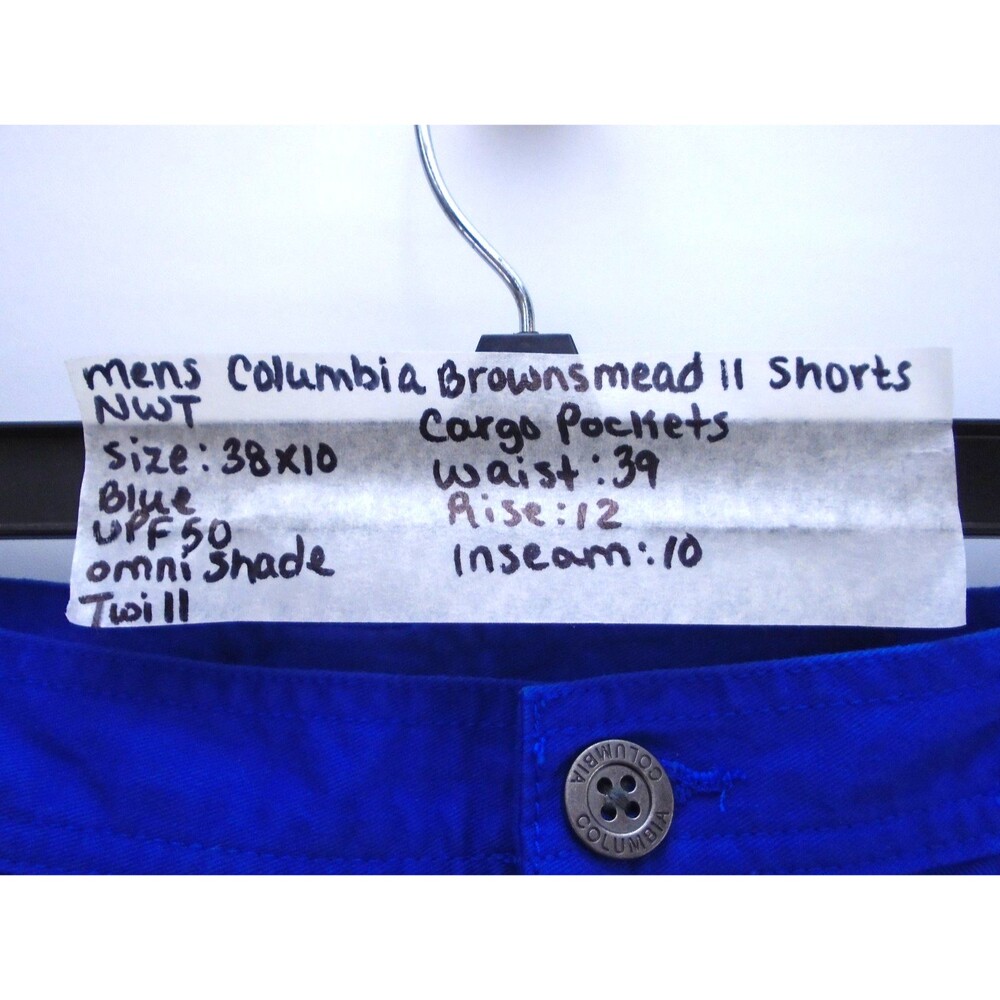 Columbia Brownsmead II Cargo Short Men Size 38 UPF 50 Omni-Shade Gorpcore Hiking - Picture 6 of 9